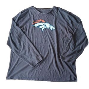 Denver Broncos shirt extra large team apparel‎ Long Sleeve NFL  Football